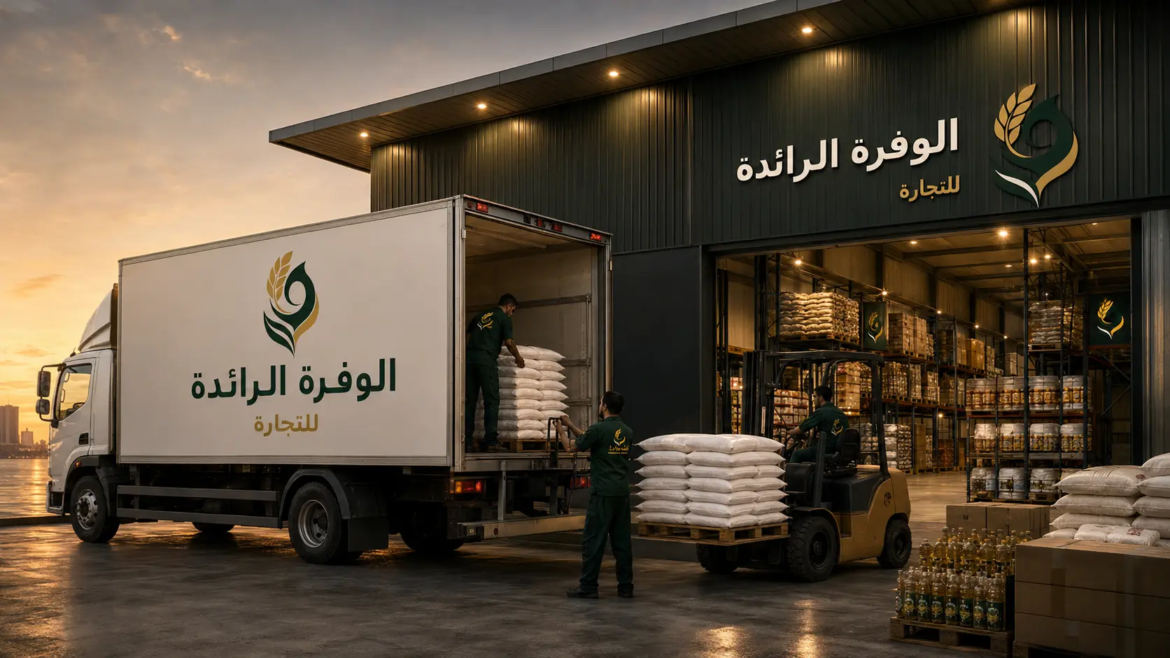 تحميل مواد غذائية بالجملة في جدة